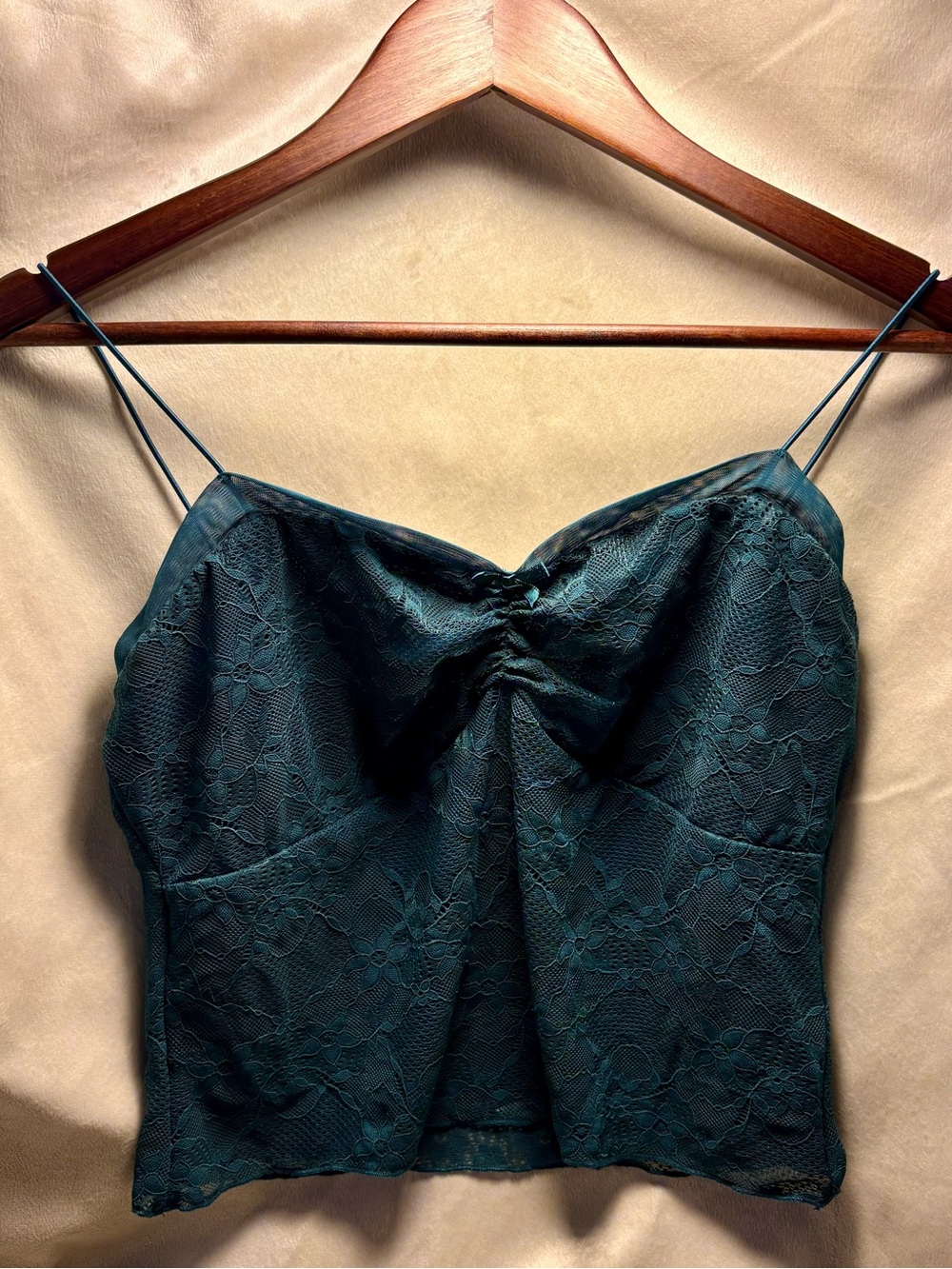 wild fable Teal Lace Cami Top